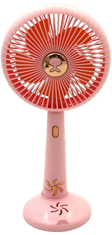 Rankinis „Mini Fan“ USB įkraunamas ventiliatorius su stovu - Žalia