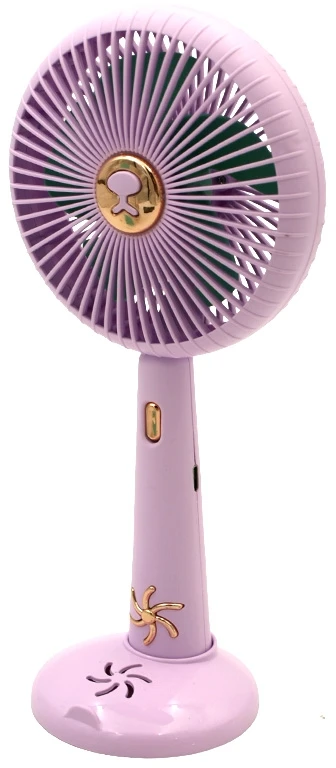 Rankinis „Mini Fan“ USB įkraunamas ventiliatorius su stovu - Žalia