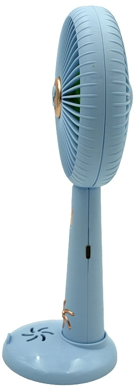 Rankinis „Mini Fan“ USB įkraunamas ventiliatorius su stovu - Žalia