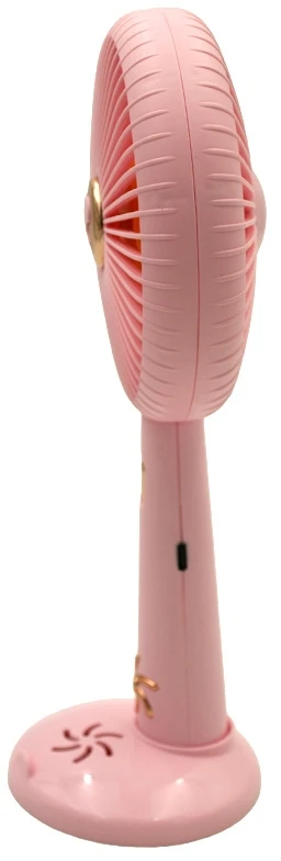 Rankinis „Mini Fan“ USB įkraunamas ventiliatorius su stovu - Žalia