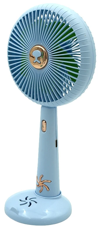 Rankinis „Mini Fan“ USB įkraunamas ventiliatorius su stovu - Žalia