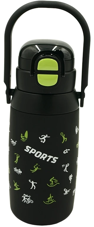 Sportinė plastikinė gertuvė (2in1 sistema), 750 ml - Rožinė