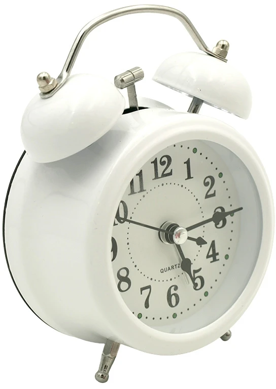 Stalinis žadintuvas su foniniu apšvietimu, 13 cm - Rožinė