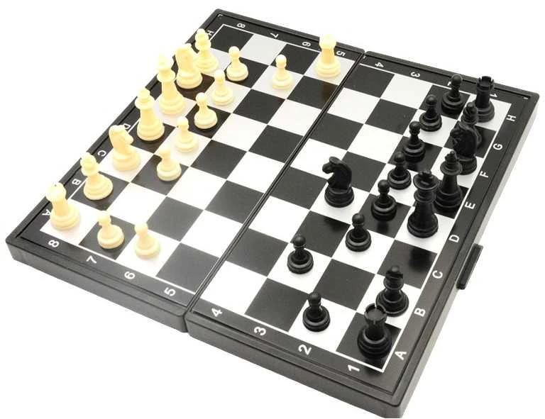 Stalo žaidimas 3 in 1 (šachmatai, nardavi ir šaškės), magnetinis