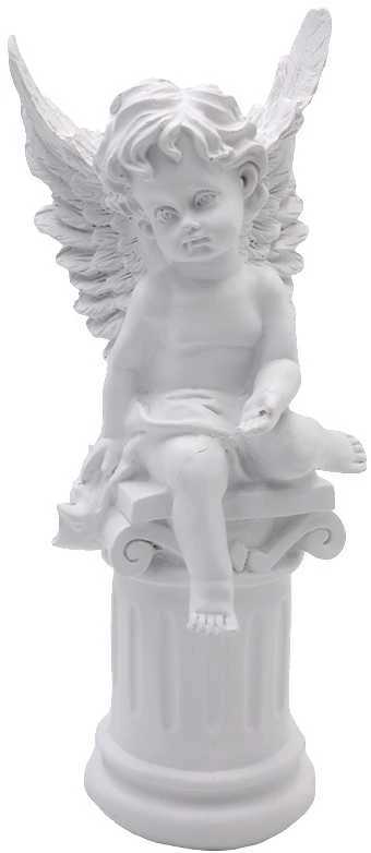 Statulėlė Angelas ant kolonos, 22 cm - 2