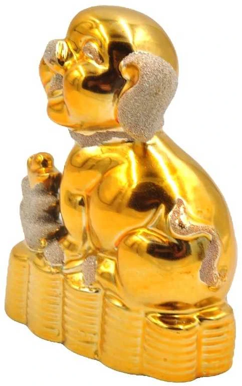Statulėlė Auksinė kiaulė, 11 cm