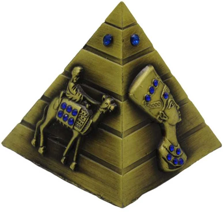 Statulėlė Egipto piramidė, h 6,5x5,5x5,5 cm