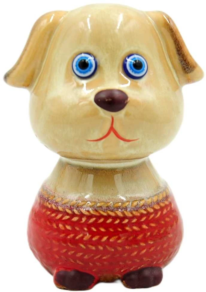 Statulėlė Šuniuko, 11 cm - Raudona