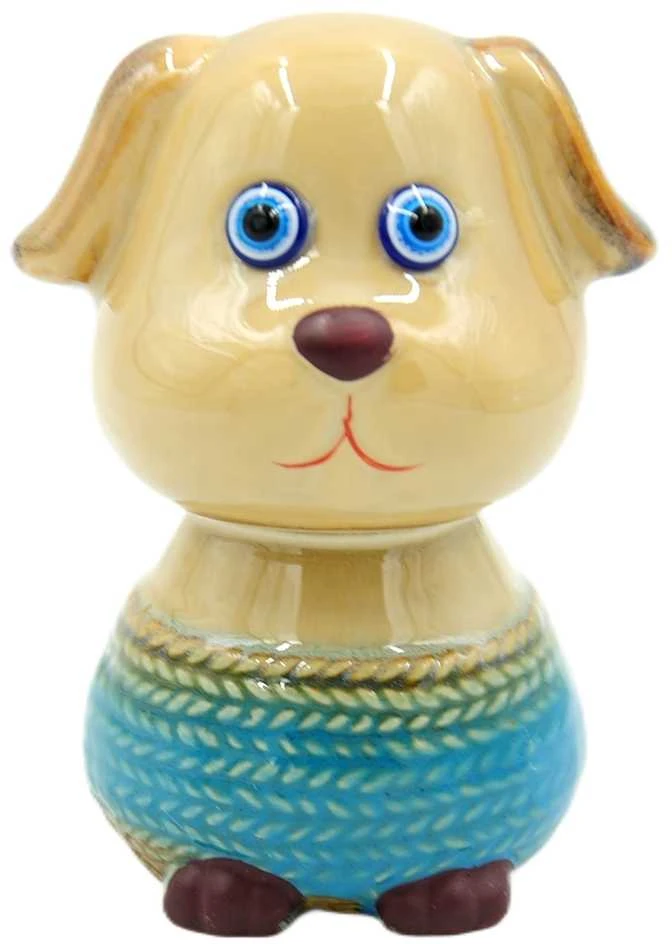 Statulėlė Šuniuko, 11 cm - Žydra