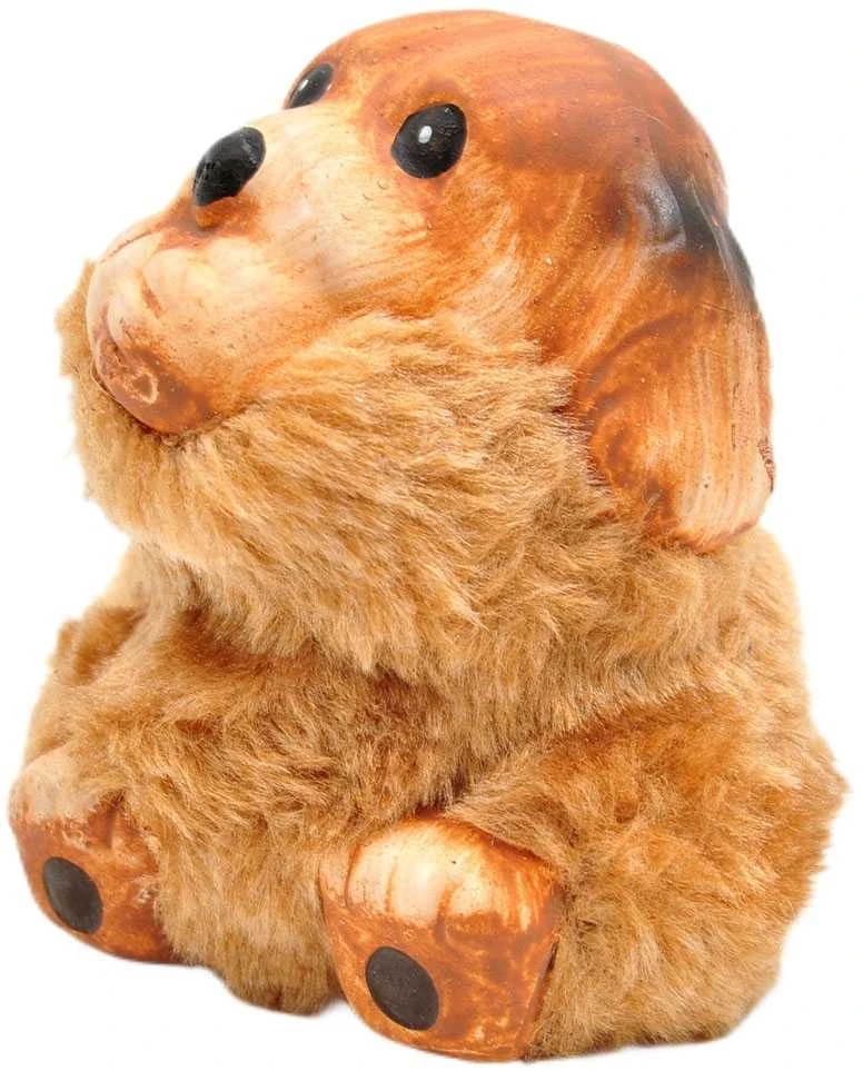 Statulėlė šuns "Nekalbu, nematau, negirdžiu", 7 cm - Užsidengęs akis