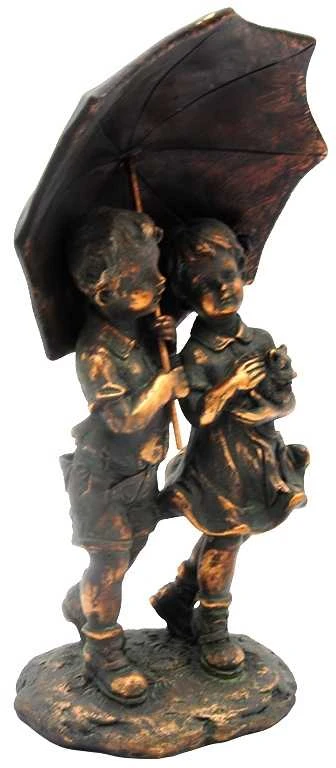 Statulėlė Vaikai po skėčiu, 26x15x8 cm