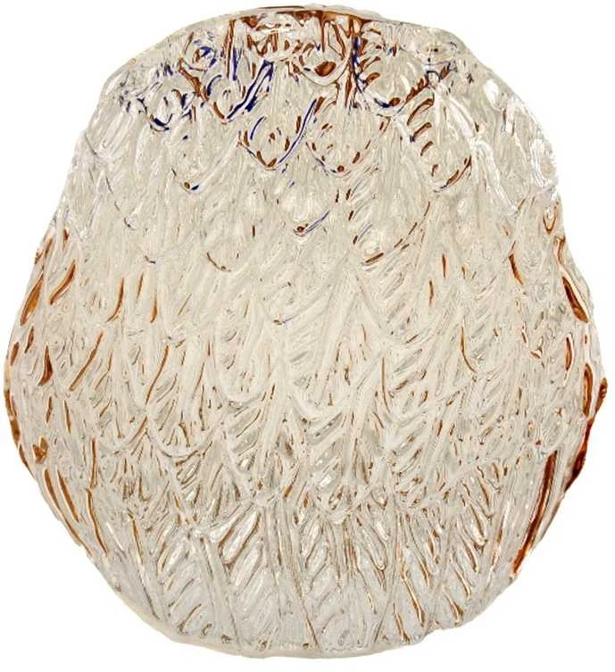 Stiklinė statulėlė Pelėda, 7 cm