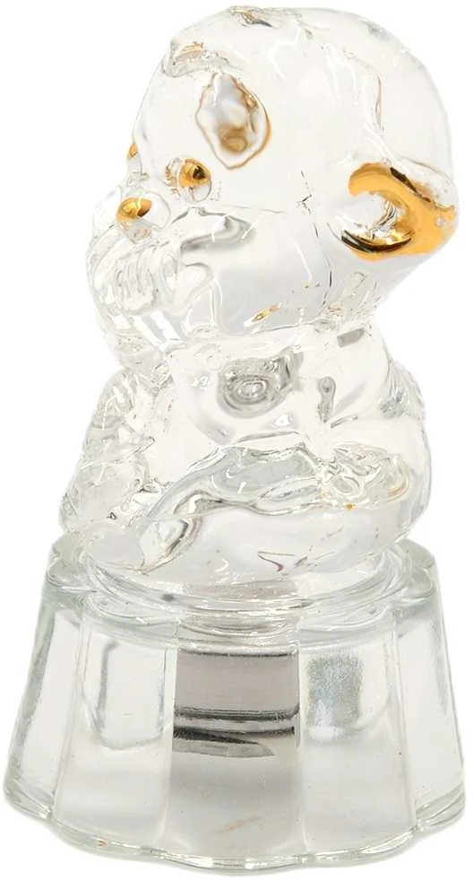 Stiklinė šviečianti beždžionė, 7 cm
