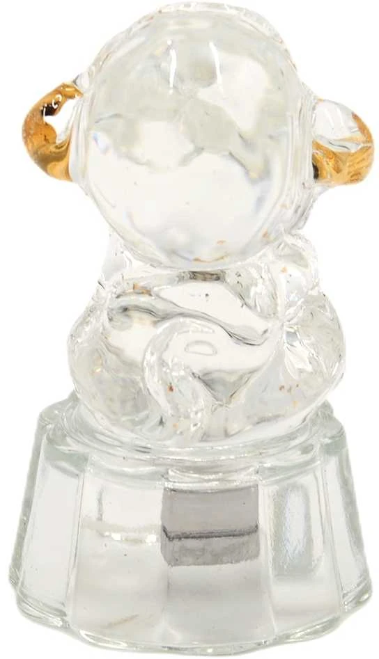 Stiklinė šviečianti beždžionė, 7 cm