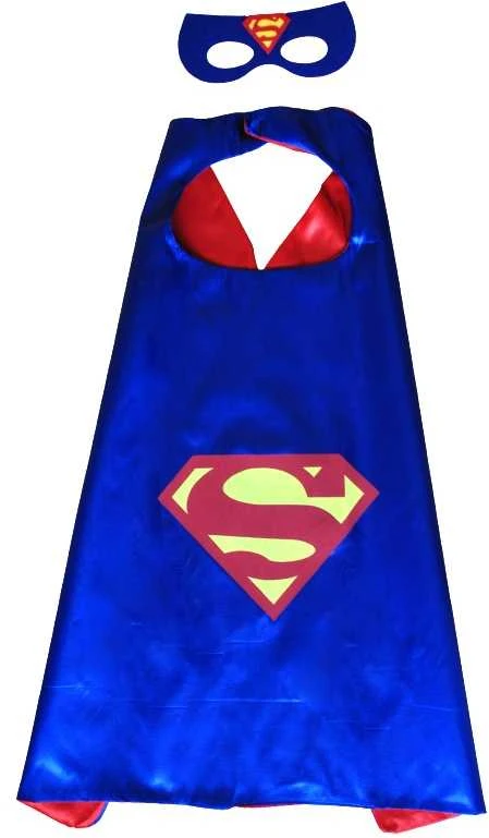 Superherojaus apsiaustas ir kaukė vaikams (3-6 m.) - 2
