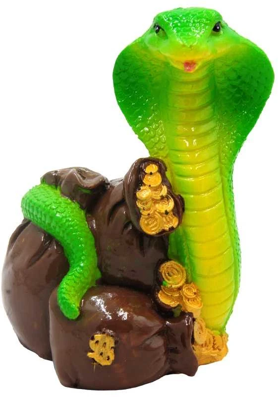 Taupyklė Gyvatė ant lobio, 12x7x8 cm