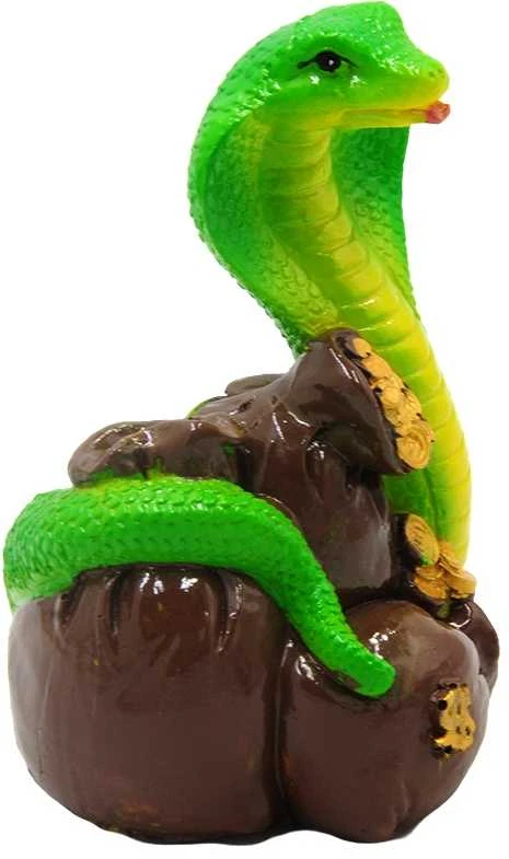 Taupyklė Gyvatė ant lobio, 12x7x8 cm