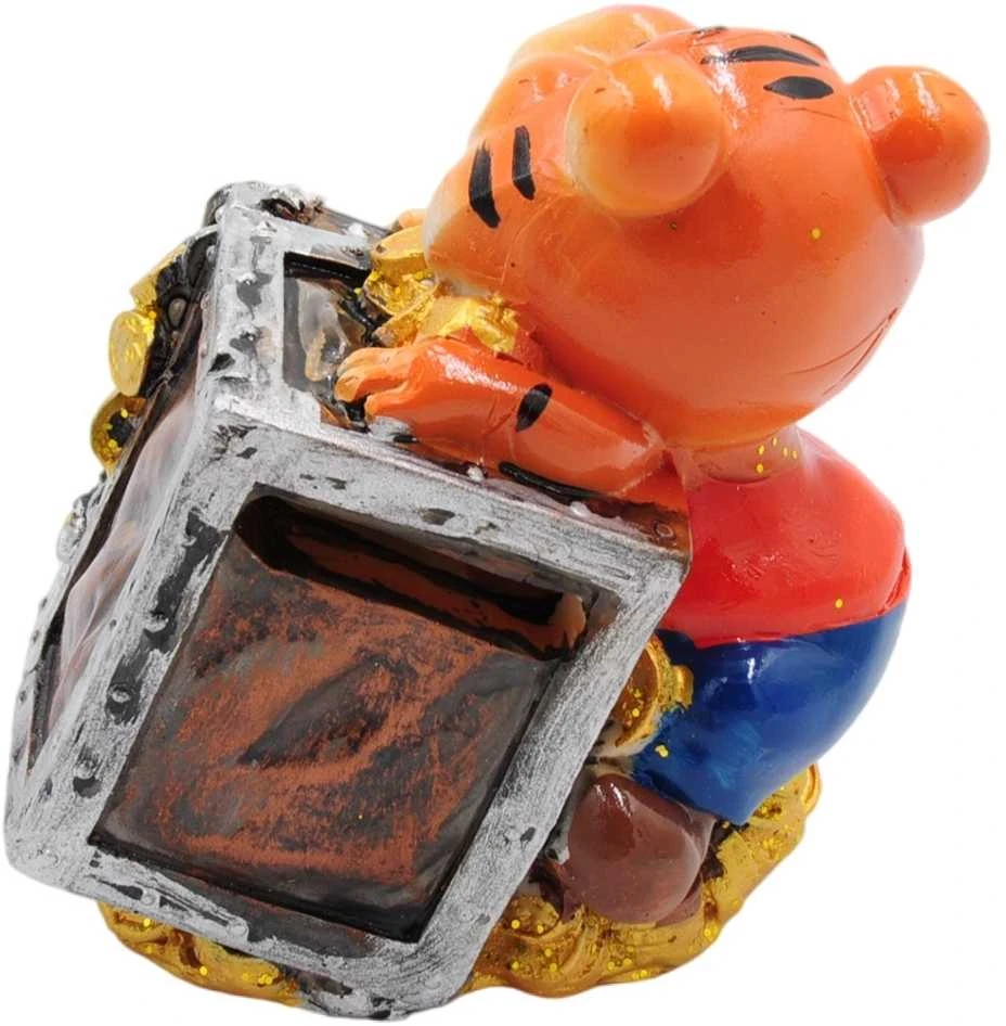 Taupyklė Tigras su lobio skrynia, 11x9x5 cm - 4