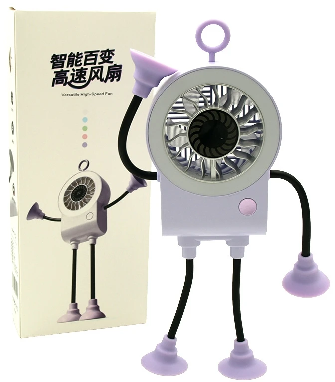 USB įkraunamas ventiliatorius Robotukas - Melsva