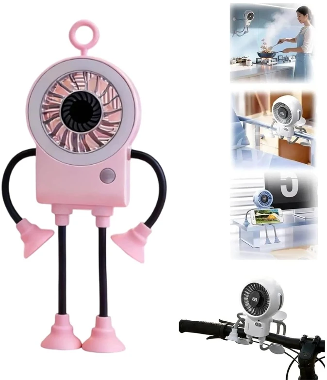 USB įkraunamas ventiliatorius Robotukas - Melsva