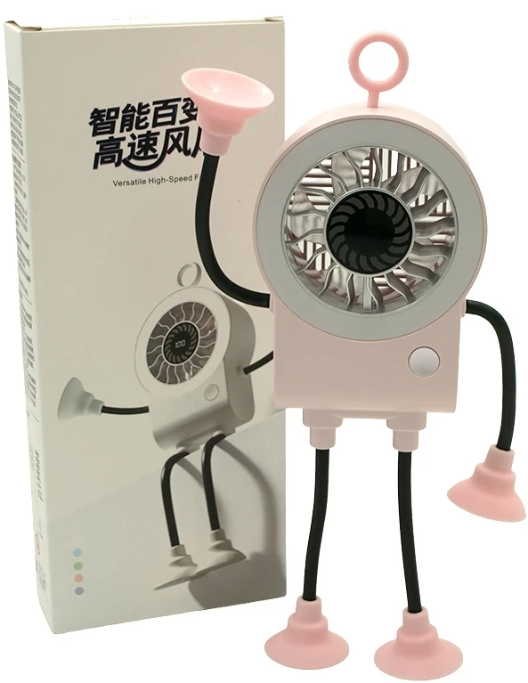 USB įkraunamas ventiliatorius Robotukas - Melsva