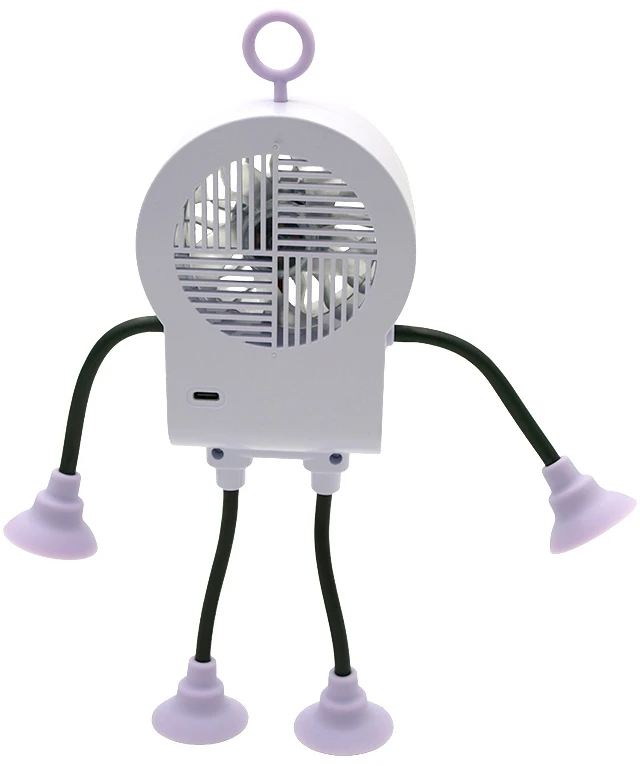 USB įkraunamas ventiliatorius Robotukas - Melsva