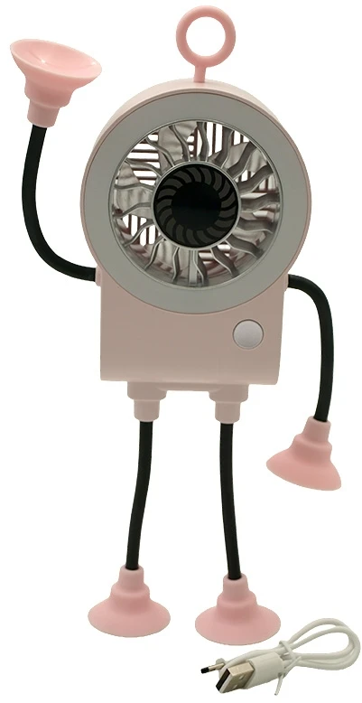 USB įkraunamas ventiliatorius Robotukas - Melsva