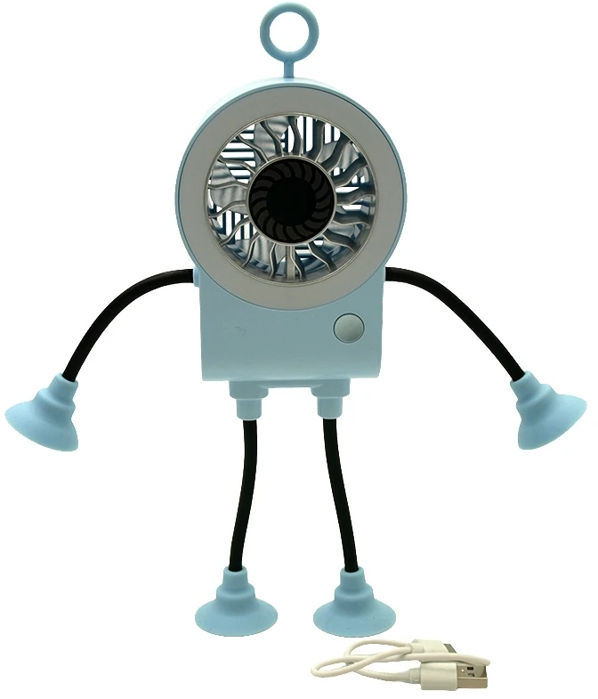 USB įkraunamas ventiliatorius Robotukas - Melsva