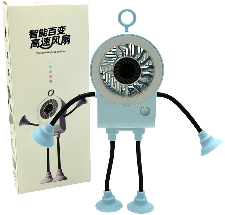 USB įkraunamas ventiliatorius Robotukas - Melsva