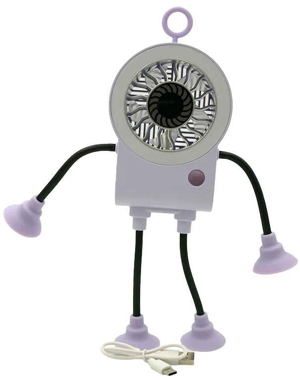 USB įkraunamas ventiliatorius Robotukas - Melsva
