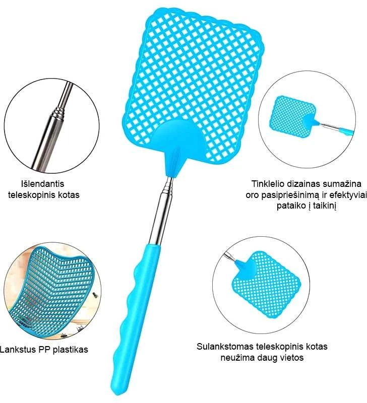 Vabzdžių teleskopinis muštukas - Violetinė