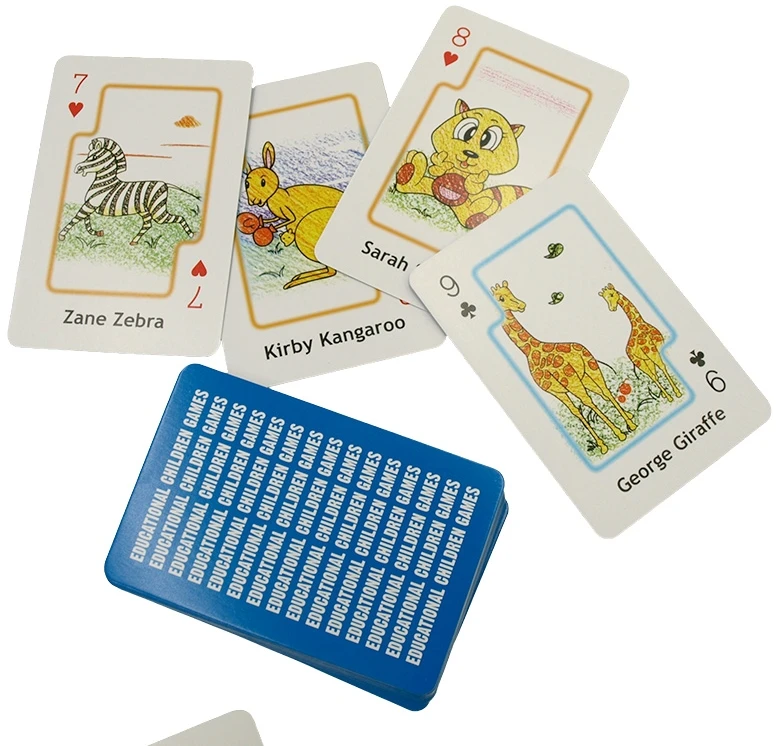 Vaikiškas kortų žaidimas „Crazy Eights“ (Pašėlusios aštuoniukės)