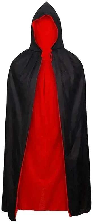Vampyro apsiaustas su gobtuvu, 140 cm