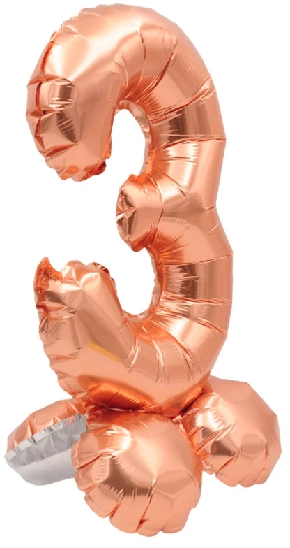 Vario spalvos astatomas balionas - skaičius 3, 40 cm