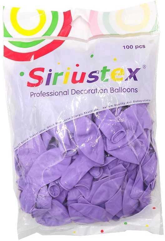 Violetiniai balionai, 100 vnt.