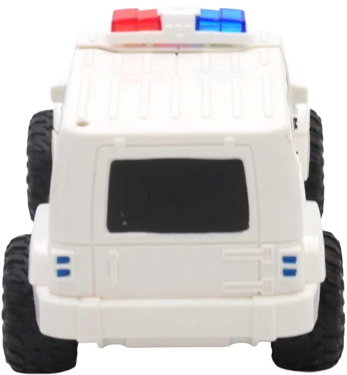 Žaislinė mašina robotas - Balta