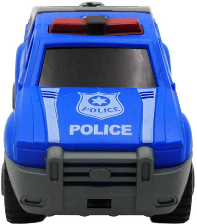 Žaislinė policijos mašina-konstruktorius - Balta