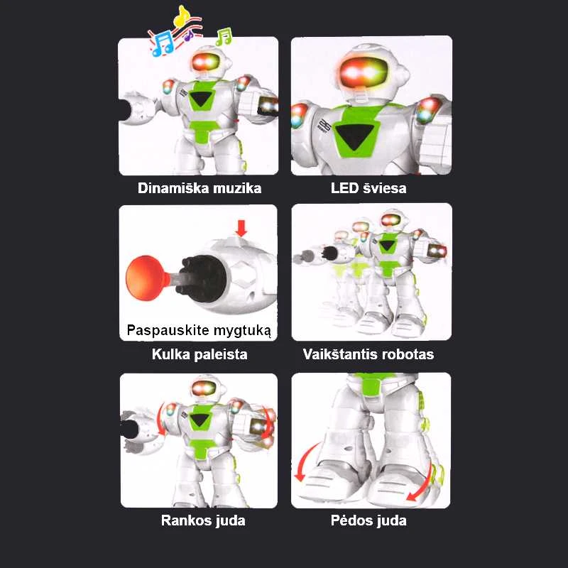 Žaislinis interaktyvus Robotas, h 22 cm