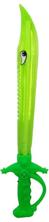 Žaislinis šviečiantis su garsais kardas, 40 cm - Žalia