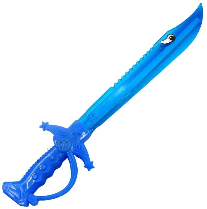 Žaislinis šviečiantis su garsais kardas, 40 cm - Žalia