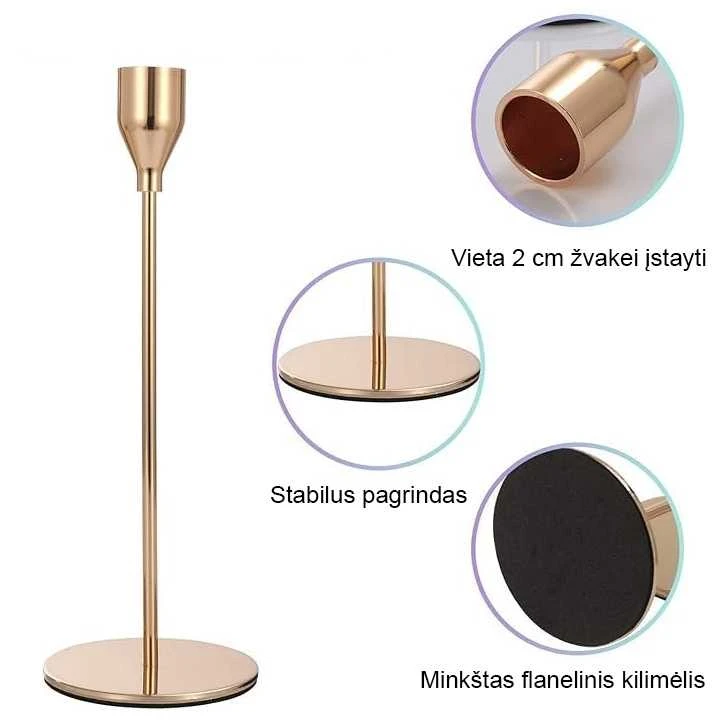 Žvakidės, 32, 27, 22 cm