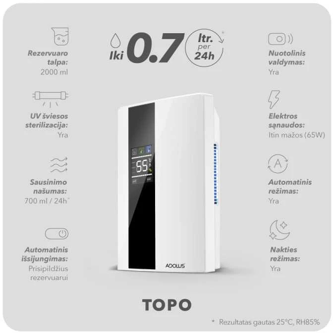 Oro sausintuvas Adolus TOPO (2vnt.)