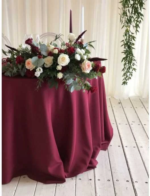 Apvali staltiesė Restly Bordo D220