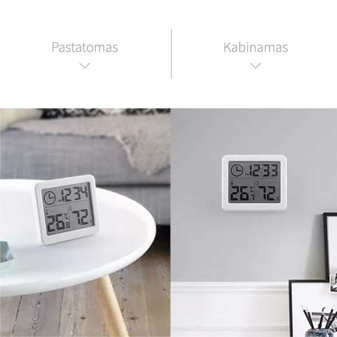 Minimu Skaitmeninis termometras Hygrometer MM02