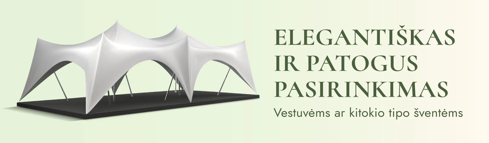 Zeltpro Crown Paviljonas 72 m2 aprašymas - Prekės nuotrauka