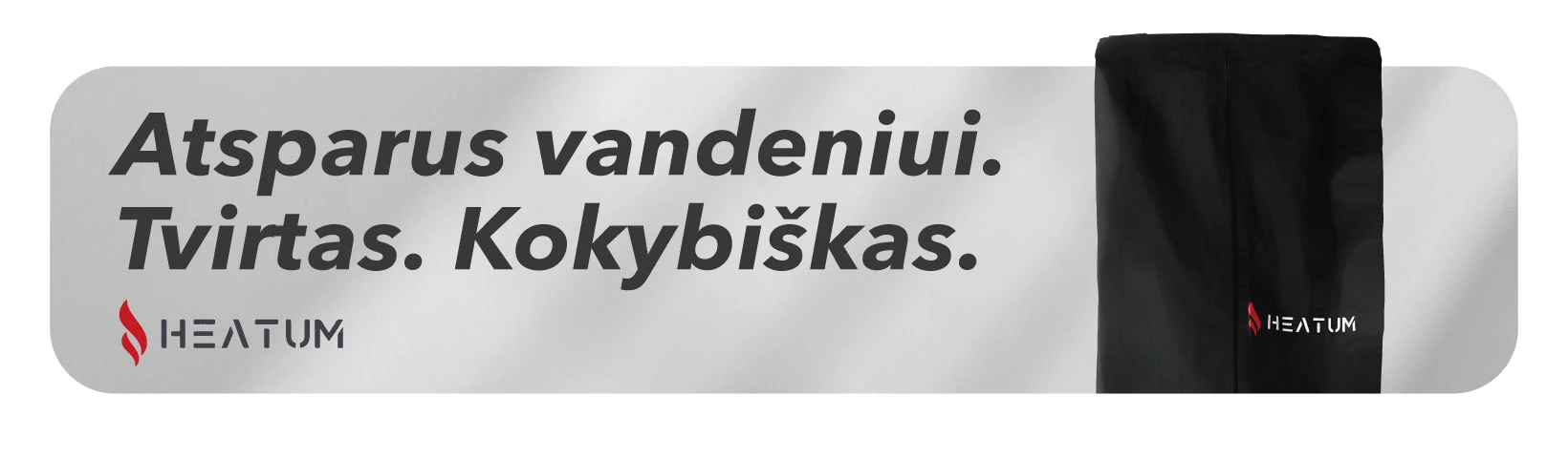 Dujinio šildytuvo Heatum Atėnė dėklas aprašymas - Prekės nuotrauka