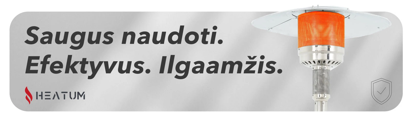 Heatum Alonzo Dujinis šildytuvas nerūdijančio plieno aprašymas - Prekės nuotrauka