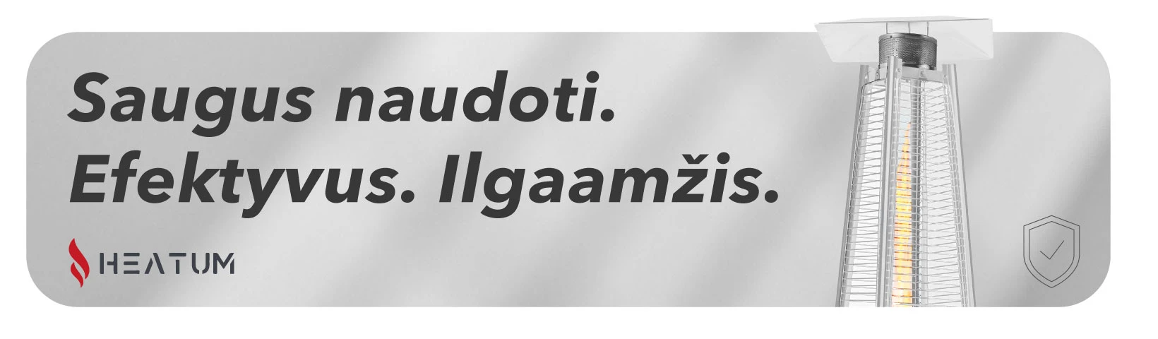 Heatum Atėnė Dujinis šildytuvas Piramidė aprašymas - Prekės nuotrauka