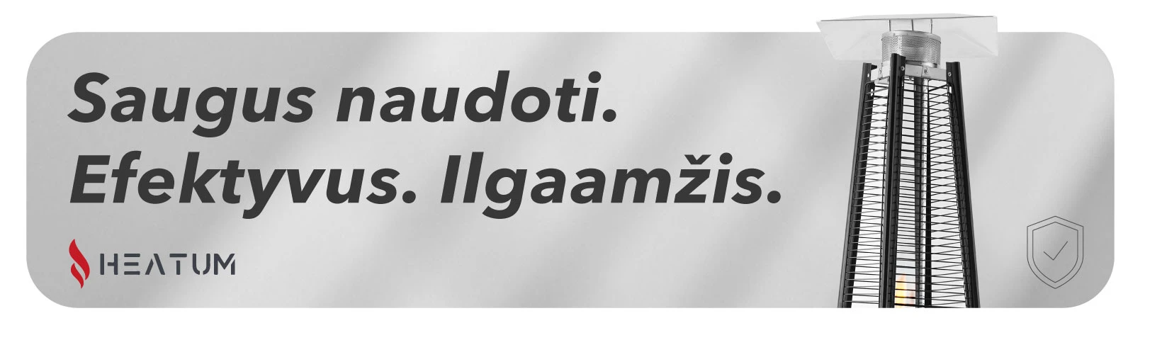Heatum Atėnė Dujinis šildytuvas Piramidė Juoda aprašymas - Prekės nuotrauka