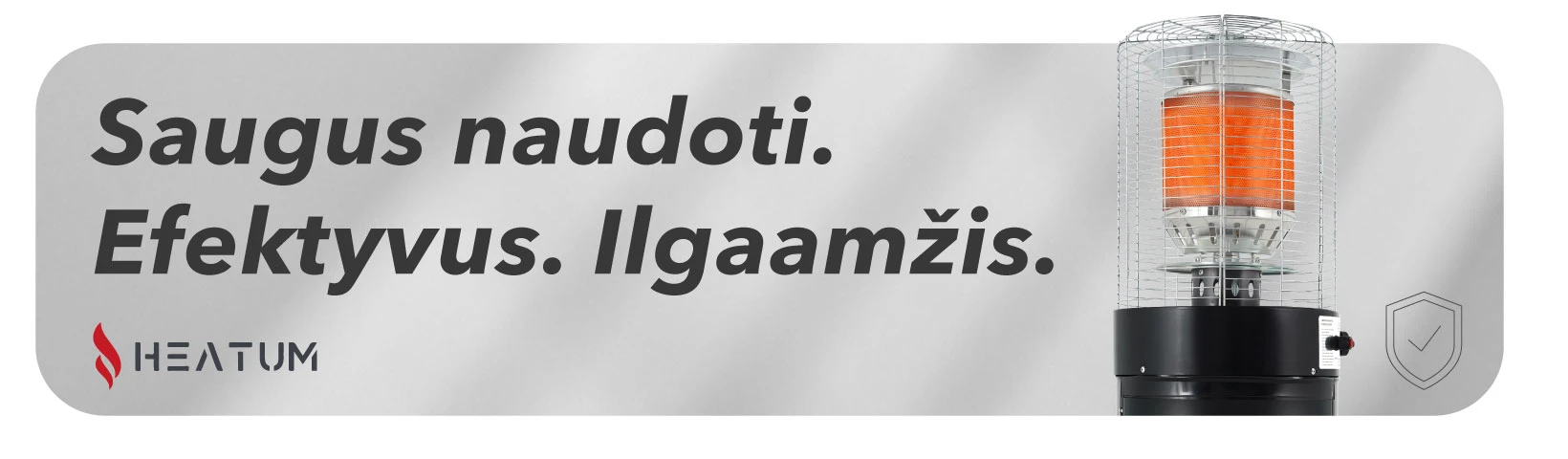 Heatum Legacy Dujinis šildytuvas su dujų balionu aprašymas - Prekės nuotrauka